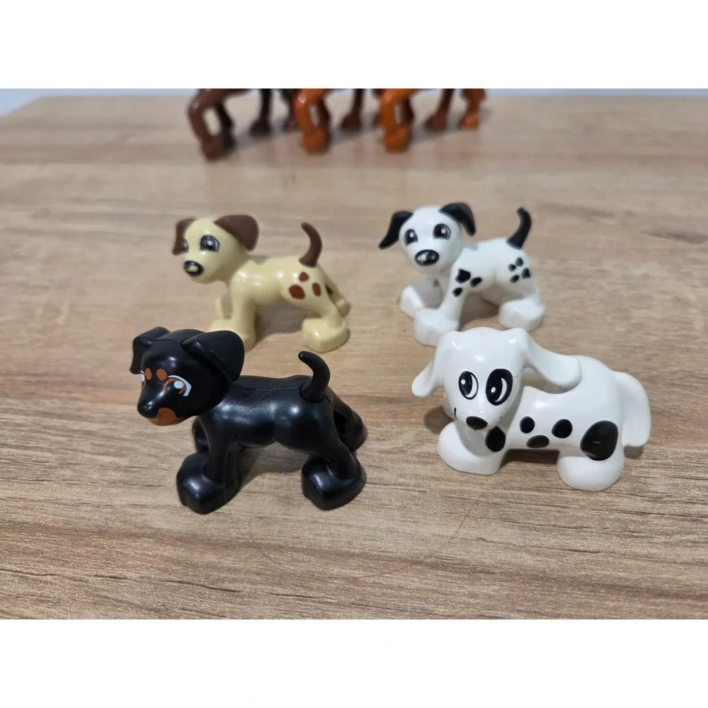 Lego Duplo Set Lot Farm Animal Figures Horse Dog Family Chicken Rabbit Goat Cat